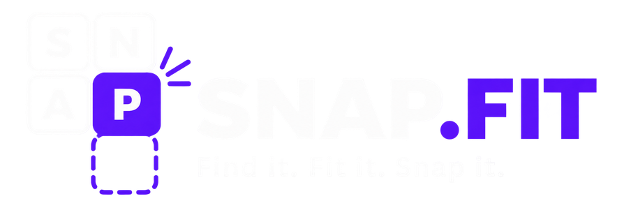 SNAP.FIT — Find it. Fit it. Snap it.